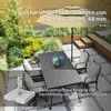 Outsunny Sonnenschirmständer aus Granit 21kg Schirmständer, Produktbild-Vorschau 4