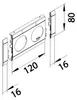 Hager GB080209016, Weiß, ABS, 152 mm, 80 mm Produktbild-Vorschau 2