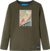 vidaXL Kinder-Langarmshirt Khaki 104 Produktbild-Vorschau 7