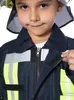 Close-up of a child wearing a firefighter costume. Produktbild-Vorschau