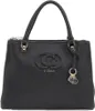 Stylische schwarze Damen-Tasche mit verstellbarem Produktbild-Vorschau 12