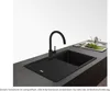 FRANKE Robinet Lina - noir mat, bec fixe, haute Voir les images du produit 10
