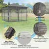Outsunny Faltpavillon ca. 3 x 3 m, Pavillon mit LED, 4 Produktbild-Vorschau 5