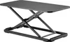 A black standing desk converter on a white background. Anteprima dell’immagine prodotto
