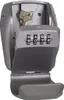 A silver-colored key safe with a combination lock is shown open, with keys inside. Produktbild-Vorschau