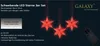 LED-Galaxy-Sterne 3er-Set rot je 8 rote RGB LED, 6/18 Timer Produktbild-Vorschau 2