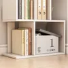 Étagère ouverte sur pied, blanche, avec étagères, meuble de Voir les images du produit 4