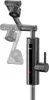 A black kitchen faucet with a digital display showing the temperature. Produktbild-Vorschau