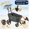 Beach Wagon Bollerwagen PUSH, Handwagen mit Schiebestange Produktbild-Vorschau 3