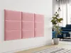 Čalouněný nástěnný panel 60x30 PAG - růžová Náhled obrázku produktu 5