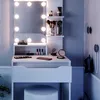Toaletný stolík Vicco Ruben biely 60 cm s LED osvetlením a Náhľad obrázku produktu 5
