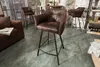 riess-ambiente Retro Barstuhl LOFT 100cm antik braun Produktbild-Vorschau 2