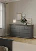 Kommode - Grau, 48,5x183,4x86,88h cm Produktbild-Vorschau 2