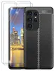 Leder Look Silikon Hülle für Samsung Galaxy S23 Ultra, 2x Produktbild-Vorschau 1