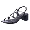 Tamaris Damen Sandalette Riemchen Sandale Karree Metallic Produktbild-Vorschau 17