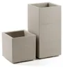 HowHomely Blumenkübel auf Rollen Pflanzgefäß 30x30xH60 cm Produktbild-Vorschau 12