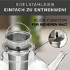 Creano Teekanne aus Glas 0,8l, 3-Teilige Glasteekanne mit Produktbild-Vorschau 7