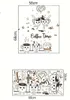 GKA Wandtattoo 5 lustige Kaffeetassen Coffee Time 70 cm für Produktbild-Vorschau 4