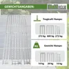 TRUTZHOLM Auffahrrampe 3-teilig klappbar 305 cm Alu grau Produktbild-Vorschau 3