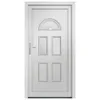 vchodové dveře vidaXL bílé 88x208 cm PVC Náhled obrázku produktu 3