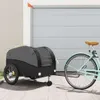 Möbel Fahrradanhänger Schwarz 45 kg Eisen - Fahrradanhänger Produktbild-Vorschau 1