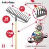 KOTARBAU® Rastrello Giardino Rastrello per Foglie Metallo Anteprima dell’immagine prodotto 5