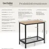 tectake® Beistelltisch Filton 60x30,5x60,5cm Produktbild-Vorschau 5
