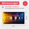 XXL Vinyl Schreibtischunterlage Sonnensystem – Bastelmatte Produktbild-Vorschau 5