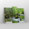 Bild auf Leinwand - Leinwandbild - Stream Wald Natur - Produktbild-Vorschau 4