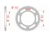 AFAM Kettenrad 10501-45 hinten Stahl Produktbild-Vorschau 3