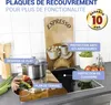WENKO Set di 2 piastre di copertura per fornelli Cappuccino Anteprima dell’immagine prodotto 4