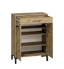 A wooden shoe cabinet with a drawer and two doors, shown against a white background. Náhled obrázku produktu