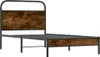 vidaXL Bettgestell ohne Matratze 90x200 cm Räuchereiche Produktbild-Vorschau 4