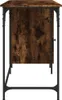 vidaXL Počítačový stůl kouřový dub 131x48x75 cm materiál na Náhled obrázku produktu 6