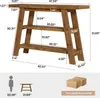 Massivholz-Konsolentisch, 120 cm langer Produktbild-Vorschau 7
