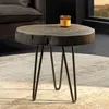 riess-ambiente Table d'appoint ronde GOA 45 cm gris Bois Voir les images du produit 12