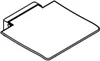HEWI 950.51.210XA 92 Klappsitz 450, B:450, T:463, Produktbild-Vorschau 3