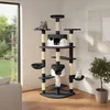 tectake® Kratzbaum Fippi 201 cm inklusive Spielkordel und Produktbild-Vorschau 9