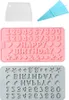 2 Stück Anzahl & HAPPY BIRTHDAY Schokoladen-Gummi-Formen Produktbild-Vorschau 1