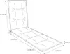 Auflage Deckchair Florence 2085 taupe-grau 190x50x6 cm Produktbild-Vorschau 2
