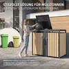 ML-Design, box na kontajnery na odpad, 2 kusy, pre 2 Náhľad obrázku produktu 5