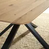 Esstisch 180x90cm mit runder Kante, Wildeiche massiv geölt, Produktbild-Vorschau 2