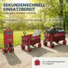 TIREX by xonic® Bollerwagen Faltbar mit PolyurethanXL Produktbild-Vorschau 4