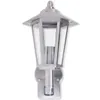 vidaXL Außenwandlampe Laterne Aufrecht Edelstahl mit Produktbild-Vorschau 3