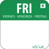 Vogue Etikettenset 2,5cm mit Edelstahlspender Produktbild-Vorschau 7