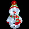 Acryl Schneemann 80 LEDs kaltweiß Außenbeleuchtung Produktbild-Vorschau 3