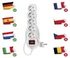 Steckdosenleiste 1,5 m / 5 Steckdosen / Schalter / weiß / PVC / 1,5 mm2 Anteprima dell’immagine prodotto