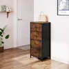 WOLTU Kommode schmal, mit 4 Schubladen aus Stoff, Produktbild-Vorschau 8