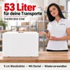 THERM BOX 53W Styroporbox 53 Liter Innen 47,5x38x29,5cm Produktbild-Vorschau 5