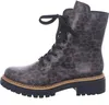A single brown boot with a leopard print pattern is shown against a white background. Voir les images du produit